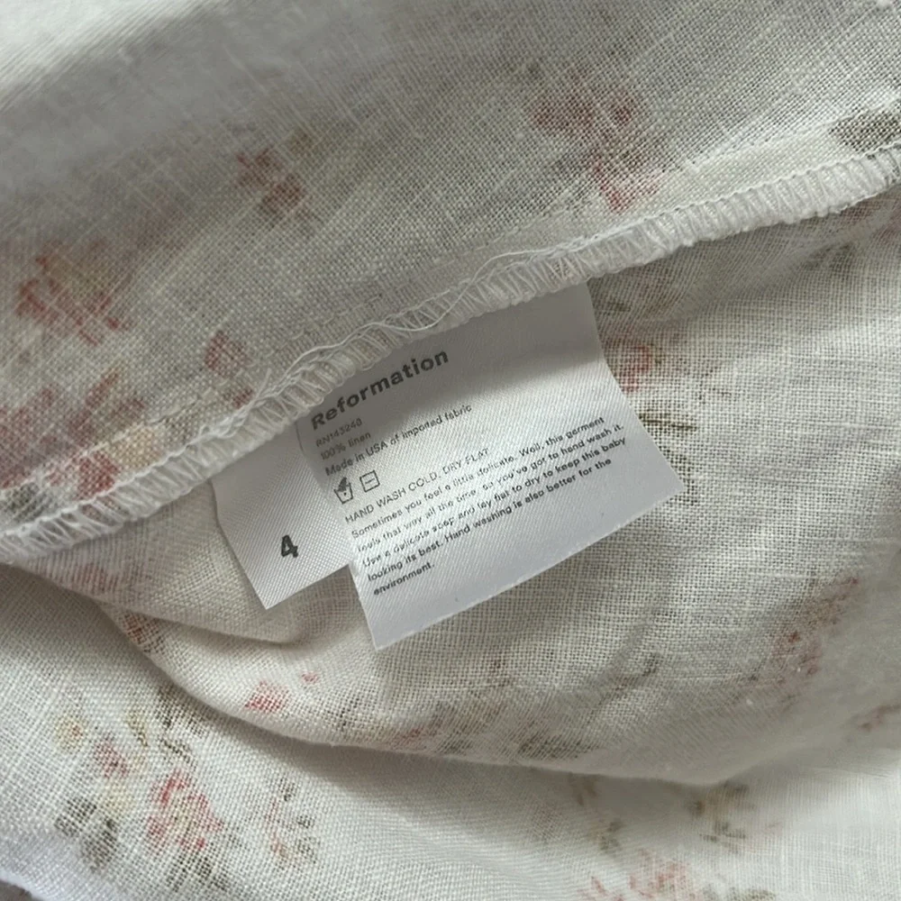 Reformation Bowie Linen Dress - Picture 6 of 8